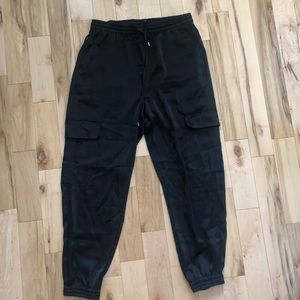 Brand new satin cargo pants!